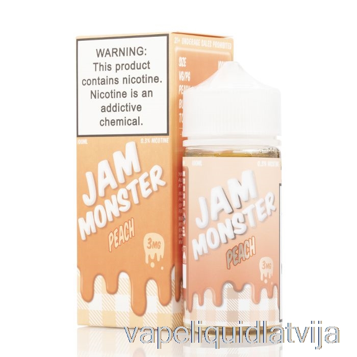 Persiku - Ievārījuma Briesmonis - 100ml 0mg Vape šķidrums